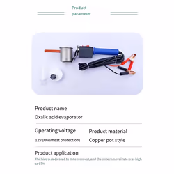 Upgraded oxalic acid evaporator, bee and mite atomizer