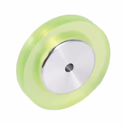 200mm Aluminum Polyurethane Industrial Encoder Wheel Measuring Wheel
