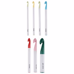 Crochet Hook Set,7/8/9/10/12/15/20mm Handle Crochet Knitting Needles