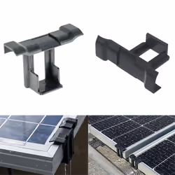 30Pcs Solar Panel Frames Water Drained Clip Thickness 30mm Tool