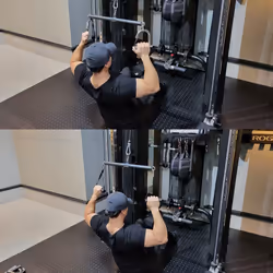 Pull Down Straight Bar Biceps Pulling Bar for Home Gym Bodybuilding