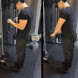 Pull Down Straight Bar Biceps Pulling Bar for Home Gym Bodybuilding