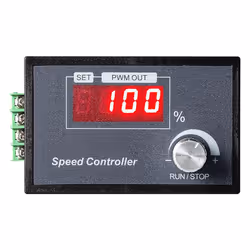 PWM DC Motor Speed Controller 6-60V 30A with Digital Display & PCB