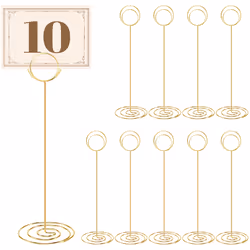 10Pcs 8.75 Inch Table Number Stands for Wedding Graduation Reception