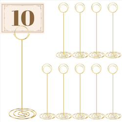 10Pcs 8.75 Inch Table Number Stands for Wedding Graduation Reception