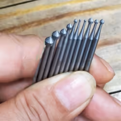 10Pcs Jewelry Setting Burr - 3/32In Shank Stone Setting Burs Cylinder