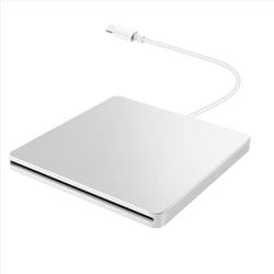 USB External CD/DVD Drive Type C Portable Drive-Free CD ,Silver