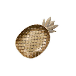Decorative Tray Gold Pineapple Serving Tray Jewelry Pallet (Small)