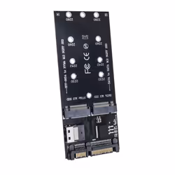 M.2 SATA ngff SSD to SATA + M2 NVME SSD to SFF-8654 Converter