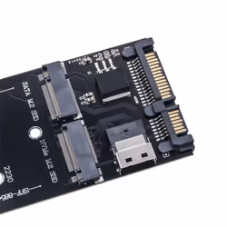 M.2 SATA ngff SSD to SATA + M2 NVME SSD to SFF-8654 Converter