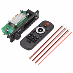 2x100W 12V Amplifier Audio Player Bluetooth 5.0 MP3 Decoder Board