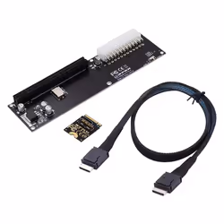 For Oculink SFF-8612/1 Adapter Card PCI-E 16X 2230 M.2 M-Key Adapter