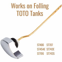 Toilet Tank Flush Lever Replacement for THU068CP Trip Lever