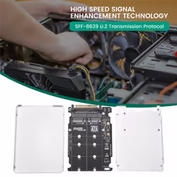 M.2 SSD to U.2 Adapter NGFF SSD to PCI-E U.2 Adapter,with Shell