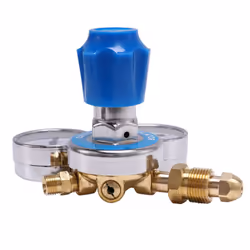 Oxygen Gas Bottle Regulators O2 Reducing Pressure Inhaler Double