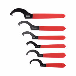 6 Pieces Spanner Wrench Set Adjustable Coilover Wrench Spanners Hook