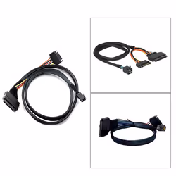 Built-in 12G SAS HD to U.2 36P SFF-8643 to SAS U.2 SFF-8639 Cable