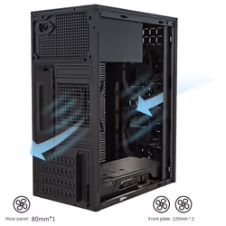 MINI Computer Case M-ATX/ ITX Computer PC USB2.0 Chassis