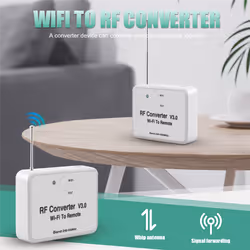 Wifi to RF Converter Instead Remote Control 240-930Mhz for Smart Home