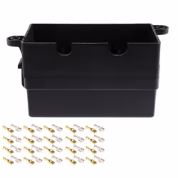 12 Way Fuse Holder with Spade Terminals for Car Truck Trailer Boat