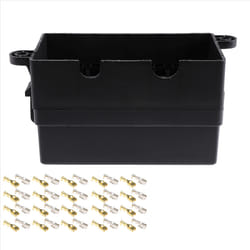 12 Way Fuse Holder with Spade Terminals for Car Truck Trailer Boat