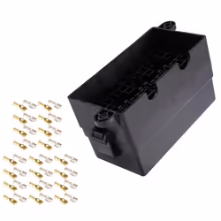 12 Way Fuse Holder with Spade Terminals for Car Truck Trailer Boat