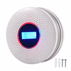 Carbon Monoxide and Smoke Combo Detector Battery Operated CO Alarm