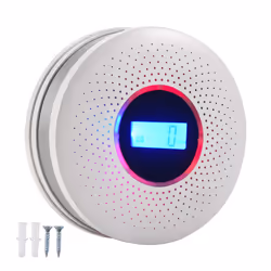 Carbon Monoxide and Smoke Combo Detector Battery Operated CO Alarm