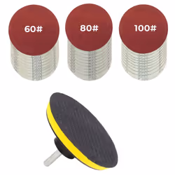 30-Piece Drill Bit Sanding Attachment Sandpaper 60/80/100
