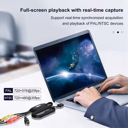 USB Video Capture to Digital Converter USB 2.0 Audio Capture Card
