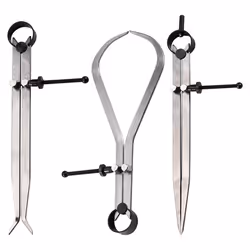 Spring Inside Outside Caliper Set 8-Inch Machinist Tools 3-Pack