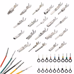 340Pcs 1/1.5/1.8/2.2/2.8/3.5mm Terminal Pins Wire Harness Pin