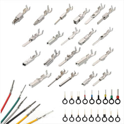 340Pcs 1/1.5/1.8/2.2/2.8/3.5mm Terminal Pins Wire Harness Pin