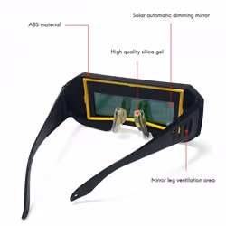 Automatic Photoelectric Welding Glasses Solar Powered Auto Eye Goggle