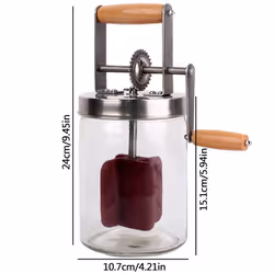 Hand Crank Butter Churner Manual Butter Maker Cream Mixer