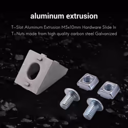 50Pcs Corner Bracket 2020 Series Aluminum Profile Connector for 6mm
