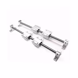 10 Pieces/Set of Linear Axis OD12mm 400mm+SCS12UU Linear Bearing Seat