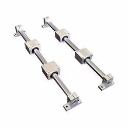 10 Pieces/Set of Linear Axis OD12mm 400mm+SCS12UU Linear Bearing Seat