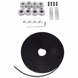 5Mx6Mm Belt+4Pcs Pulley+4Pcs Idler+4Pcs Spring+2Pcs Clamp and Wrench