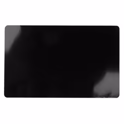 100PCS Black Aluminum Alloy Card Metal Business Card 0.2mm Thickness