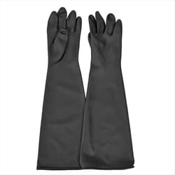 Blast Rubber Gloves for Sandblasting Sandblaster Sand 60cm Black