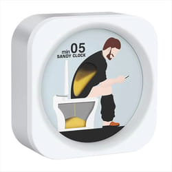 Toilet Hourglass 5 Minute Restroom Sand Clock Time Countdown