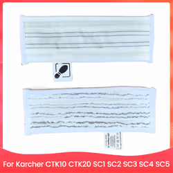 2PCS Microfiber Mop Cloths for CTK10 CTK20 SC1 SC2 SC3 SC4
