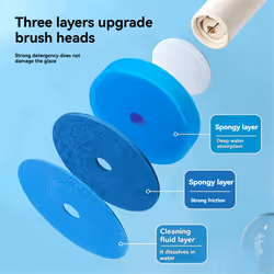 Eco-Friendly Toilet Brush with Long Handle, Wall-Mounted