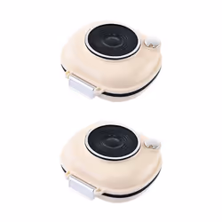 2pcs Portable Weekly Pill Organizer Box 8x8x3.5cm