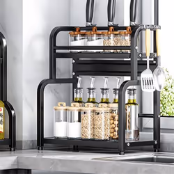 Multi-Layer Stainless Steel Kitchen Storage Rack-Seasoning,Chopsticks
