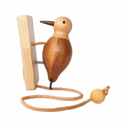 Retro Wooden Woodpecker Knocker-Unique Housewarming Gift,