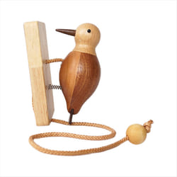 Retro Wooden Woodpecker Knocker-Unique Housewarming Gift,