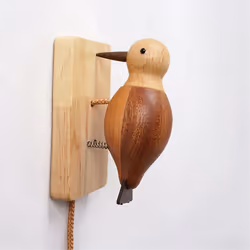 Retro Wooden Woodpecker Knocker-Unique Housewarming Gift,