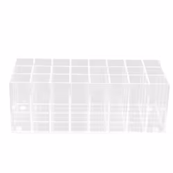 24-Grid Lipstick Storage Box Lip Gloss Container Nail Polish Storage